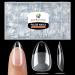 Short Almond Fake Nails 504pcs Soft Gel Pre-Shaped Acrylic Nail Tips Half Matte Full Cover Clear Gelly Press on Flase Nail Tips for Extension Nail Manicure Home DIY 12 Sizes Gelly Tips A-ShortAlmond