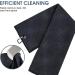GDFPLXW Golf Towel - Microfiber Fabric, Durable & Fadeless Golf Club Cleaner Accessory for Men & Women Golfers (Black) - Buy Online on GoSupps.com