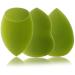 TCPENG Makeup Sponge for Blending Liquid Foundation Cream & Powder - Easy to Clean Super Soft & Non Latex Beauty Blender Concealer Applicator (3 Pack Avocado Green)