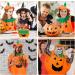JIASHA Pumpkin Costume Halloween Pumpkin Costume with Hat Pumpkin Candy Bag for Halloween Party Decoration Adult - Buy Online on GoSupps.com