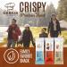 Genius Gourmet Crispy Protein Treat Salted Caramel Keto Snack Low Carb Low Sugar & Gluten Free Protein Snacks for Adults 10G of Whey Protein per Protein Bar 5 Net Carbs On The Go Snack 10 CT Salted Caramel 10 Count  - Buy Online on GoSupps.com