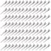 100Pcs Duck Bill Clips BetterJonny Double Prong Curl Clips 5cm Silver Curl Setting Section Hair Clips Metal Alligator Hair Clips Hairpins for Hair Styling Hair Coloring Hair Salon Hair Extensions 1 count (Pack of 100)