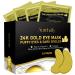 Under Eye Patches(24K Gold 15 Pairs) Gel Eye Mask for Reduce Dark Circles Puffy Eyes Undereye Bags Wrinkles -with Hyaluronic Acid & Collagen Eye Treatment Skin Care for Men & Women Gift