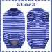 Buy Hjumarayan Dog Body After Castration | Breathable Blue & White Striped Recovery Suit for Male & Female Dogs - Buy Online on GoSupps.com