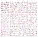 JMEOWIO Spring Flower Nail Art Stickers - 12 Sheets Self-Adhesive Decals for Unique Nail Designs | Nail Supplies Decoration Accessories - Buy Online on GoSupps.com