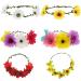 Zac's Alter Ego Set of 6 Daisy Flower Headband- Weddings Festivals Fancy Dress - Buy Online on GoSupps.com