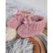 Royal Icon Newborn Baby Booties - Soft Knitted Bootees for Boys & Girls (0-3 Months) - Indoor/Outdoor Use - Rose Gold - Buy Online on GoSupps.com