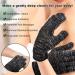 Bamboo Charcoal Exfoliating Bath Gloves for Shower - Spa Massage Body Scrubs - Deep Cleaning and Dead Skin Removal - Buy Online on GoSupps.com