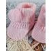 Royal Icon Newborn Baby Booties 0-3 Months | Pom Pom Bootees for Baby Boys & Girls | Warm & Stylish | Indoor & Outdoor Use | Pink RI408 - Buy Online on GoSupps.com