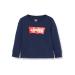 Levi's Kids l/s batwing tee Baby Boys 6 Months Dress Blues