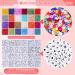 5000Pcs 4mm Seed & Letter Beads Kit - 24 Colors Glass Beads with 1200 Alphabet Beads for Jewelry Making | Necklace & Earring DIY Craft Set for Girls | Christmas Gift - Buy Online on GoSupps.com