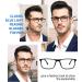 OCCI CHIARI Men's Blue Light Blocking Glasses - Small Size Spring Hinge Black - No Degree - Buy Online on GoSupps.com
