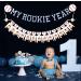 Baseball Cupcake Toppers Rookie Of The Year 1st Birthday Decorations-24PCS - Buy Online on GoSupps.com