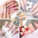 Sularpek 5pcs Nail Art Brushes Set - Detail and Liner Brushes for DIY and Professional Nail Designs - White - Buy Online on GoSupps.com