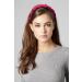 LEBENSWERT Velvet Braided Headband for Women - Vintage Wide Hairband in Wine Red | Traditional Fashion Accessories - Buy Online on GoSupps.com