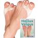 YOGAMEDIC Bunion Corrector Toe Separator with Adjustable Gel-Pad to Spread & Stretch 6Pcs for Hallux Valgus & Bunion Support- 0% BPA Soft Silicone One-Size Pads Protector for Overlapping Toes Unisex Transparent
