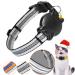 Airtag cat neck band - integrated Airtag collar cat collar waterproof reflective cat collar Airtag with safety lock elastic for kitten small dog (gray xs) XS (18-23cm) gray