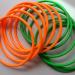 Lucas shops 12 Pcs Large Size Plastic Toss Rings for Speed and Agility Practice Games