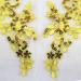 Gold Sequin Lace Embroidery Appliques for Wedding Dress/Sewing - Pair of SEMCICOR Patches - Buy Online on GoSupps.com