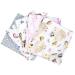 Tuptam baby mullwindules spitting towels 70x80 5er / 10 pack color: owl beige unicorn pink deer brown rainbow stars gray number of parts :: 10 pack 10 Pack owl beige unicorn pink brown rainbow stars gray