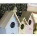 3 in 1 Wooden Wild Bird House - Predator Proof Nesting Box for Small Birds - Garden Ornament - Buy Online on GoSupps.com