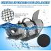 SUNFURA Dog Life Jacket | Shark Fin Design Pet Vest for Safety & Buoyancy | Rescue Handle | Swim Pool Beach Boating | Adjustable Ripstop Lifesaver | Small Medium Dogs - X-Large Silver - Buy Online on GoSupps.com