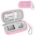 MATEIN Heart Monitor Case for AliveCor KardiaMobile Heart Monitor Personal EKG/KardiaMobile 6-Lead Rate Monitoring Devices Heart Rate Monitor Storage Bag Carrying Hard Travel Case Pink