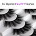 JIMIRE Faux Mink Fluffy Wispy Cat Eye False Eyelashes - 8 Pairs (17mm) - Buy Online on GoSupps.com