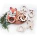 Organic Baby Wooden Teething Toys 4pk - Sea Animal Teether Set with Whale, Turtle, Elephant, Hedgehog - Natural and Untreated Pacifier Pendant - Buy Online on GoSupps.com