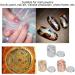 Brrnoo Gilding Flakes Foil Nail Art - Gold Silver & Copper Glitter for DIY Decoration | International Shipping - Buy Online on GoSupps.com