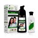 BIOGREEN ROOTS 400 ml Natural Black Hair Color Shampoo With Herbals + 200 ml Hair Treatment - Black Shampoo for Grey Hair - Covers Gray Hair in 10 Minutes - Hair Coloring Shampoo for Women  Men 13.53 Fl Oz (Pack of 1)