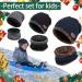 Yutdeng Kids Winter Hat Scarf Gloves Set | Girls Beanie Knitted Snood & Gloves 3-in-1 | Super Soft & Warm | Boys 2-10 Years | Brown Black - Buy Online on GoSupps.com