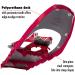 MSR Lightning Ascent Women's Snowshoes 25 Inch Pair - Raspberry - Buy Online on GoSupps.com