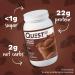 Quest Nutrition Chocolate Milkshake Protein Powder 22g Protein 1g Sugar Low Carb Gluten Free 3 Pound 43 Servings & Cookies & Cream Protein Powder 20g Protein 1g Sugar Low Carb Gluten Free - Buy Online on GoSupps.com