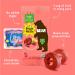BEAR Sour Fruit Yoyos - Strawberry-Apple, No Added Sugar, Vegan, Gluten-Free, Healthy Snack (12 Pack) - Buy Online on GoSupps.com