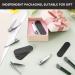 120 Pcs Stainless Steel Nail Clippers & File Set - Manicure/Pedicure Kit for Beauty Salon - Buy Online on GoSupps.com