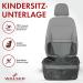 Buy Walser Children's Isofix Car Seat - 100% Water-Repellent Non-Slip Universal Fit Gray/Black | International Shipping - Buy Online on GoSupps.com