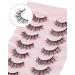 7 Pairs 3D Faux Nerz Eyelashes for Small Eyes | Short Natural Look Fake Eyelashes Pack A01 (13mm/9mm-11mm) - International Shipping Available - Buy Online on GoSupps.com