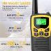 MOICO Yellow Walkie Talkies for Adults - 22 FRS Channels, LED Flashlight, Long Range Family Communication - Ideal for Hiking, Camping Trip - 4 Pack - Buy Online on GoSupps.com