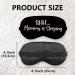 Shh Mommy is Sleeping Eye Mask - Silk Sleep Masks for Women | Funny Gift for Pregnant Wives & Moms | Perfect Pink Gift for Baby Showers & Mother s Day - Buy Online on GoSupps.com