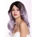 WIG ME UP RGF-5904LD-T4/GRAY - Long Wavy Ombre Ladies Wig in Dark Brown Purple Grey Mix - Stylish & Versatile for Every Occasion - Buy Online on GoSupps.com