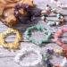 Yafe Chakra Bracelets - 8pcs Natural Colorful Crystal Chip Bracelets for Women Men | 7 Chakra Gemstone Bracelets 6.3-7.5 inches - Buy Online on GoSupps.com