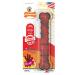 Structured nylabone dura chew beef-jerky-power-chew-chewing bones for extremely heavy chewing dogs-large-for dogs up to 23 kg multi-colored L