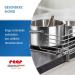 Reer Stove Guard CLASSIC - Stainless Steel Extra Safe Kitchen Clamp Fits 99% of Kitchens Silver Version 2022 - International Shipping Available - Buy Online on GoSupps.com