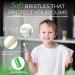 Children's Bamboo Toothbrush Set - 5 + 1 Hourglass - Soft Bristle BPA Free Eco-Friendly Nano Toothbrush for Kids - Buy Online on GoSupps.com