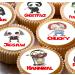 24 Horror Characters pre-cut edible kids childrens party decorations cupcake wafer toppers