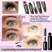 2 Pack Fiber Lash Mascara Lengthening Thick Waterproof Black Mascara Long Lasting Smudge-proof Clear Tube Mascara All Day Exquisitely Full - Buy Online on GoSupps.com