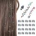 23 Pieces Dreadlock Jewellery Hair Spirals Clips Hair Braid Rings Adjustable Metal Cuffs Hair Dreadlocks Accessories Cuffs Hair Accessories Set Hair Spirals Dreadlocks for Men and Women (A)