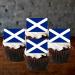 24 Edible Scottish Flag Cupcake Toppers Scotland Flag Six Nations Decorations Scottish Rugby Cake Decorations Six Nations Flags Scottish Flags Scottish Party Decorations Scotland Decorations - Buy Online on GoSupps.com