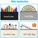 ZeeDix 12 Pieces Canvas Pencil Pouch Bulk- 8.3 x 5 inches Blank DIY Craft Bag Canvas Zipper Bags Pen Case Multipurpose Cosmetic Bag Canvas Makeup Bag Travel Toiletry Bag for Storage(Black+Grey+Beige) 12pcs multi-color bags - Buy Online on GoSupps.com